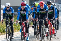 Tweede ploegtraining wielerteam Decock-Van Eyck- Devos Capoen