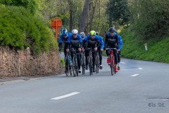 Tweede ploegtraining wielerteam Decock-Van Eyck- Devos Capoen