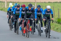 Tweede ploegtraining wielerteam Decock-Van Eyck- Devos Capoen