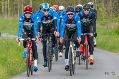 Tweede ploegtraining wielerteam Decock-Van Eyck- Devos Capoen