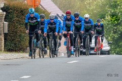 Tweede ploegtraining wielerteam Decock-Van Eyck- Devos Capoen